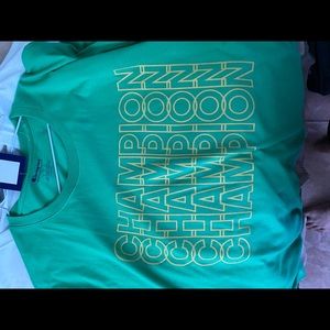 green champion t shirt